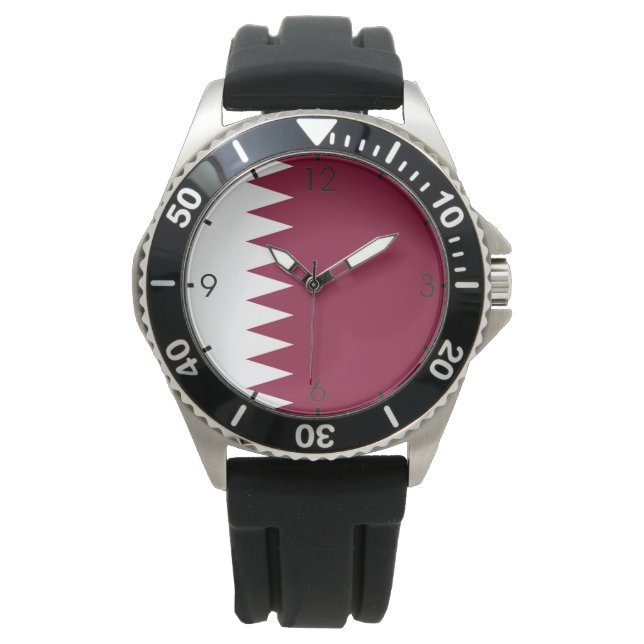 Flag of Qatar Watch (Front)
