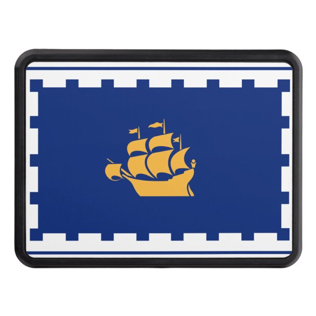 Flag of Quebec City Hitch Cover (Front)