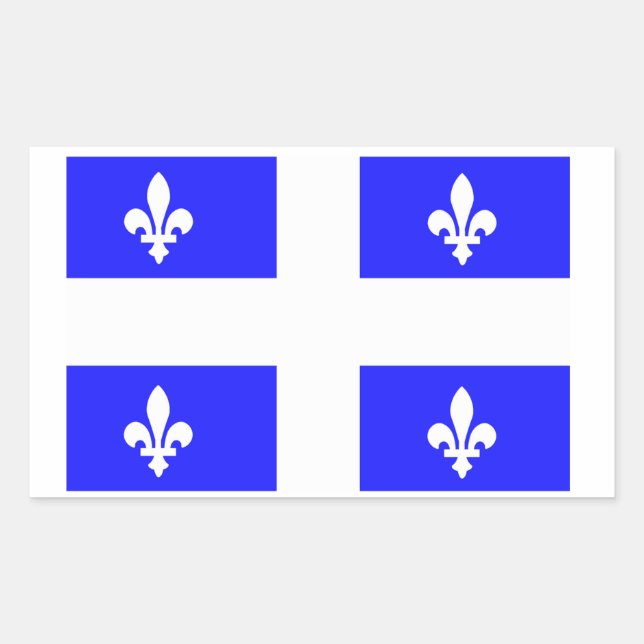 Flag of Quebec Sticker (Front)