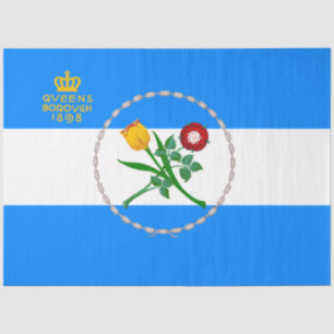 Flag of Queens (Borough of New York City) Tissue Paper