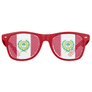 Flag of Raleigh, North Carolina Retro Sunglasses