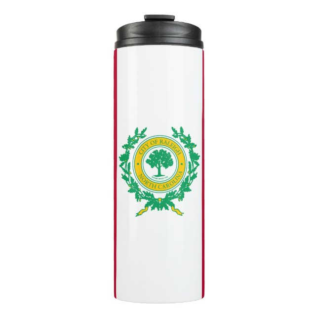 Flag of Raleigh, North Carolina Thermal Tumbler (Front)