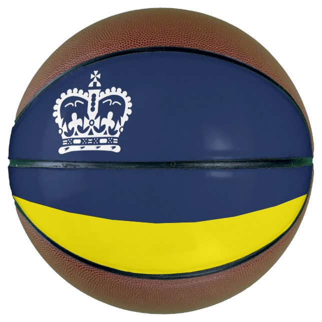Flag of Regina city, Saskatchewan, CANADA Basketball (Front)