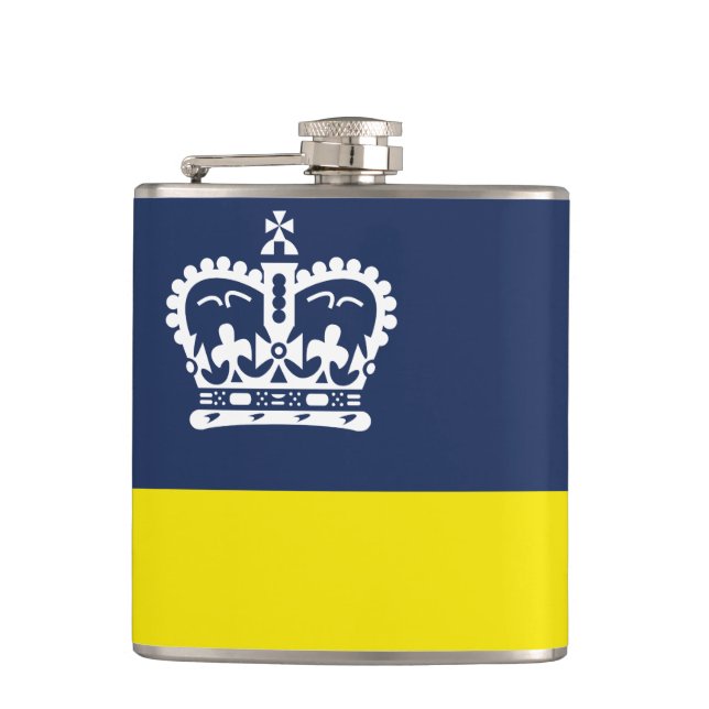 Flag of Regina, Saskatchewan Flask (Front)