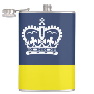 Flag of Regina, Saskatchewan Flask