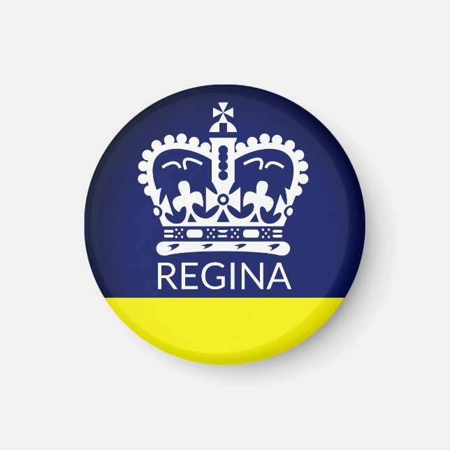 Flag of Regina, Saskatchewan Magnet (Front)
