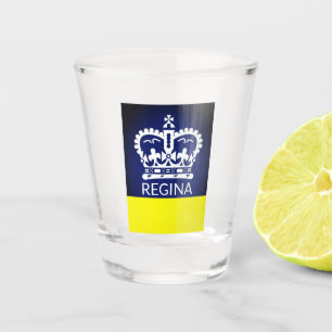 Flag of Regina, Saskatchewan Shot Glass