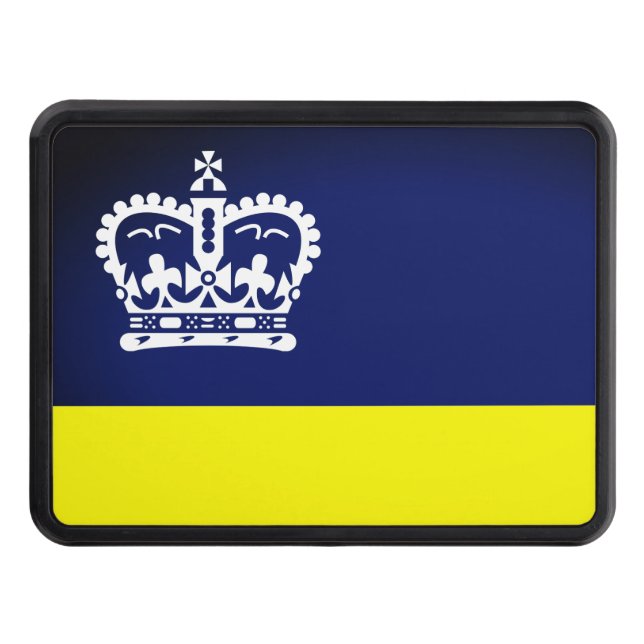 Flag of Regina, Saskatchewan Trailer Hitch Cover (Front)