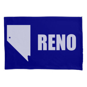 Flag of Reno, Nevada Pillowcase