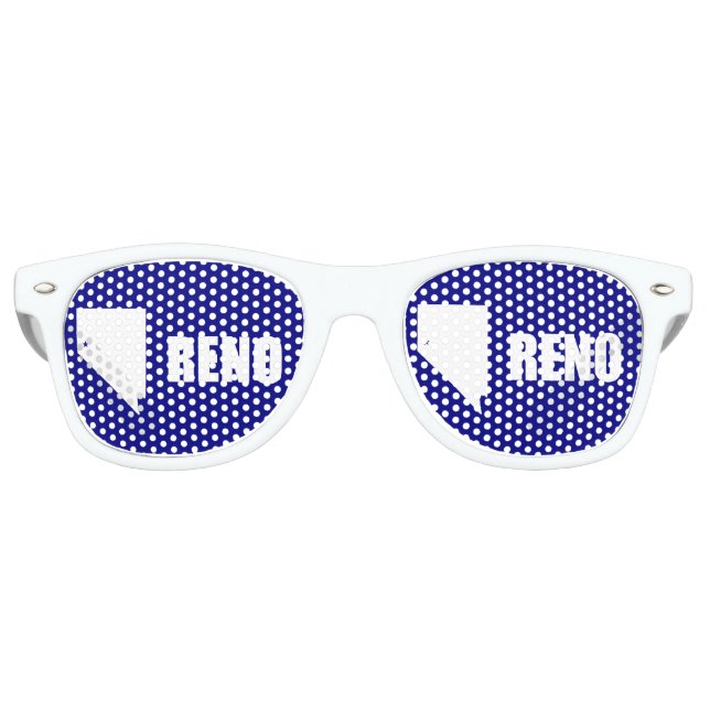 Flag of Reno, Nevada Retro Sunglasses (Front)