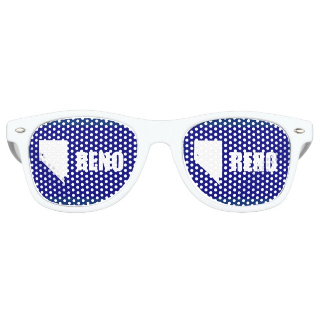 Flag of Reno, Nevada Retro Sunglasses (Front)