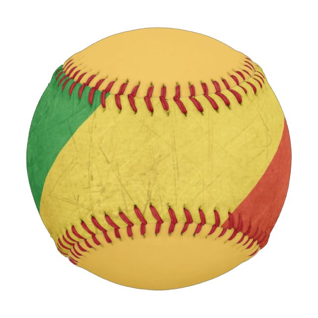 Flag of Republic of the Congo Baseball (Front)