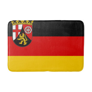 Flag of Rhineland-Palatinate Bathroom Mat