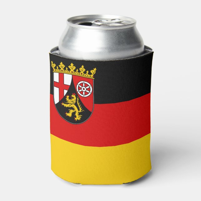 Flag of Rhineland-Palatinate Can Cooler (Can Front)