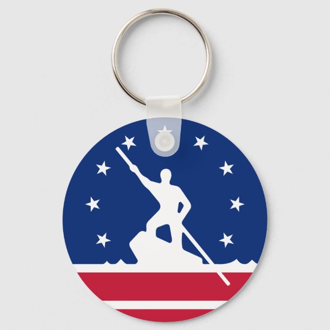 Flag of Richmond, Virginia Keychain (Front)