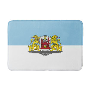 Flag of Riga, Latvia Bathroom Mat