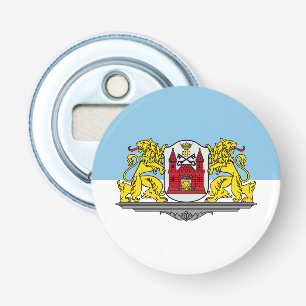 Flag of Riga, Latvia Bottle Opener