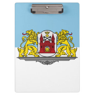 Flag of Riga, Latvia Clipboard
