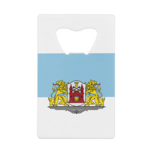 Flag of Riga, Latvia Credit Card Bottle Opener