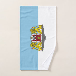 Flag of Riga, Latvia Hand Towel