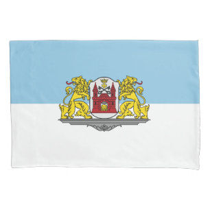 Flag of Riga, Latvia Pillowcase