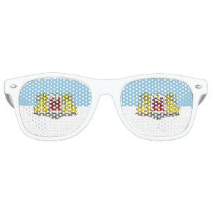 Flag of Riga, Latvia Retro Sunglasses