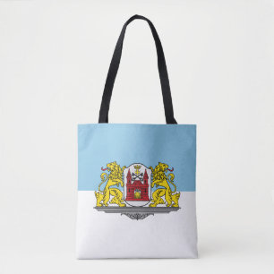Flag of Riga, Latvia Tote Bag