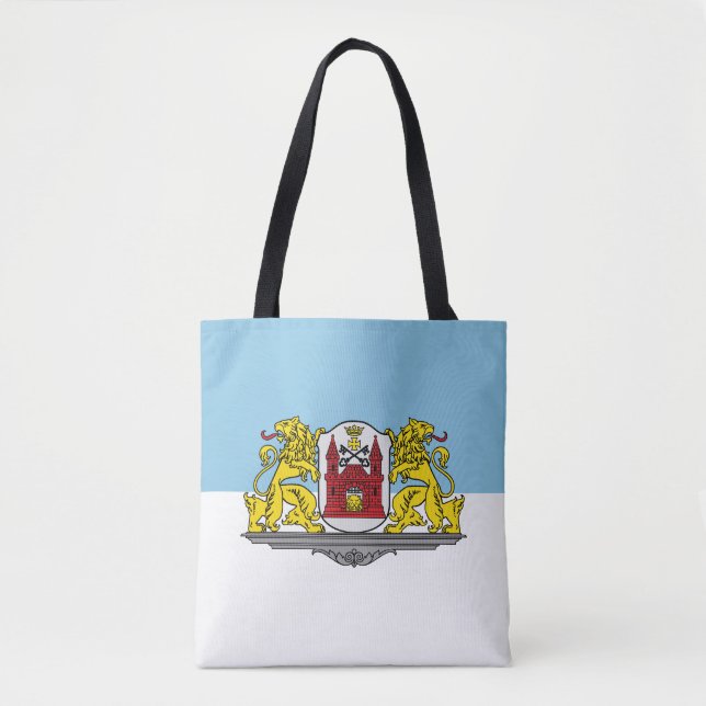 Flag of Riga, Latvia Tote Bag (Front)