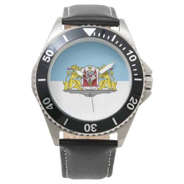 Flag of Riga, Latvia Wrist Watch (Front)