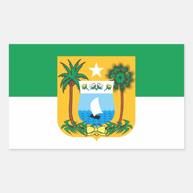 Flag of Rio Grande do Norte Brazil Sticker (Front)