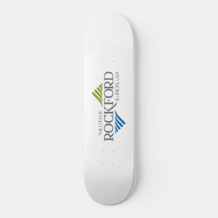 Flag of Rockford (Illinois) Skateboard