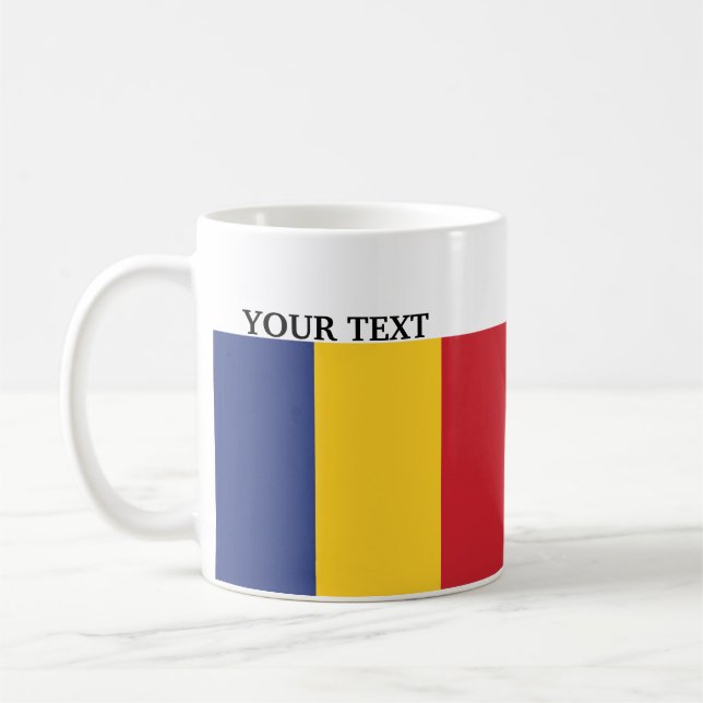 Flag of Romania Coffee Mug (Left)