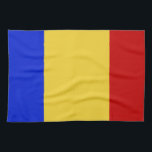 Flag of Romania Kitchen Towel<br><div class="desc">The beautiful and vibrant flag of Romania.</div>