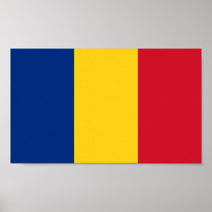 Flag of Romania Poster