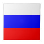 Flag of Russia Ceramic Tile<br><div class="desc">Flag of Russia Ceramic Tile</div>