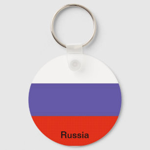 Flag of Russia Keychain