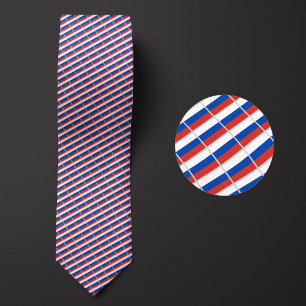 Flag of Russia Pattern Tie