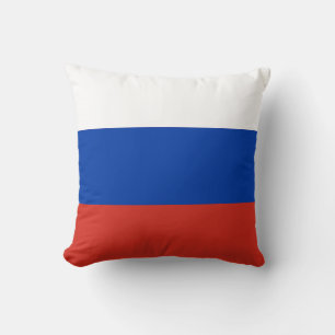 Flag of Russia Throw Pillow
