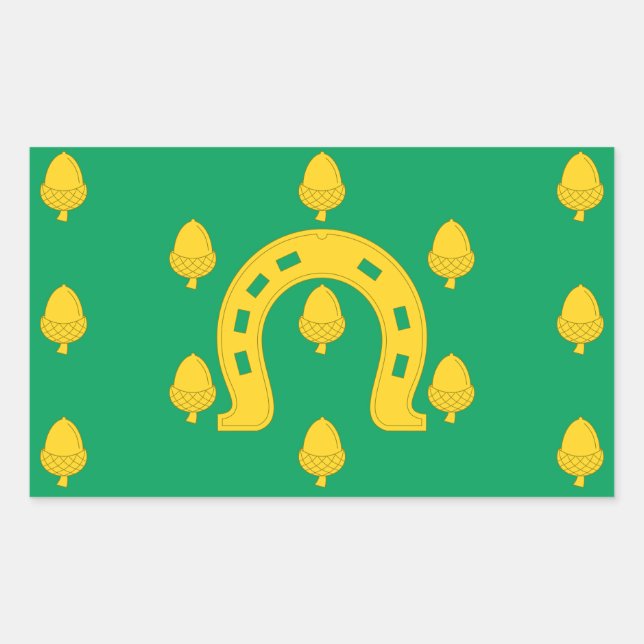 Flag of Rutland Rectangular Sticker (Front)
