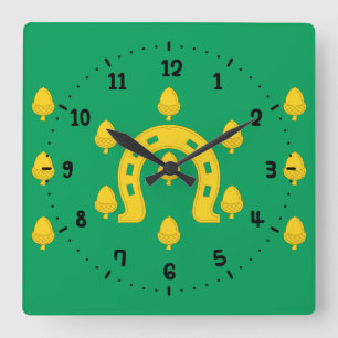 Flag of Rutland Square Wall Clock