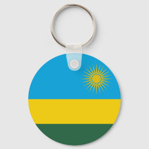 Flag of Rwanda Keychain