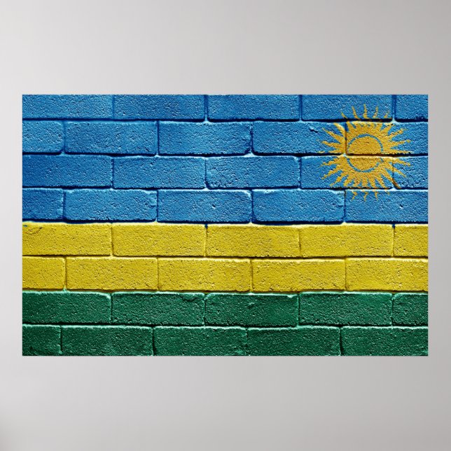 Flag of Rwanda Poster (Front)