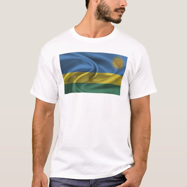 Flag Of Rwanda T-Shirt (Front)