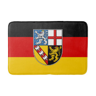 Flag of Saarland Bathroom Mat