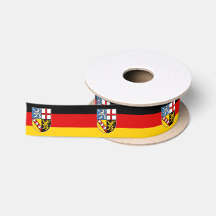 Flag of Saarland Satin Ribbon