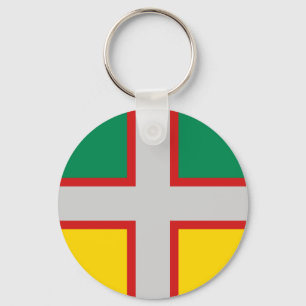 Flag of Saguenay–Lac-Saint-Jean (QUÉBEC) Keychain