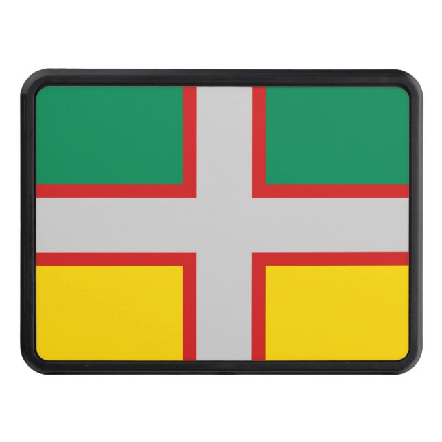 Flag of Saguenay–Lac-Saint-Jean (QUÉBEC) Trailer Hitch Cover (Front)