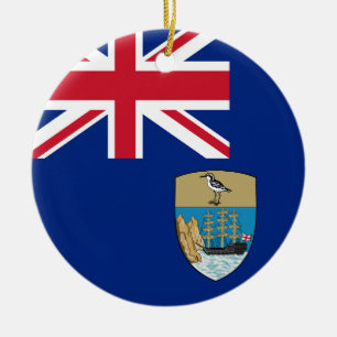 Flag of Saint Helena Ceramic Ornament