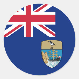 Flag of Saint Helena Classic Round Sticker
