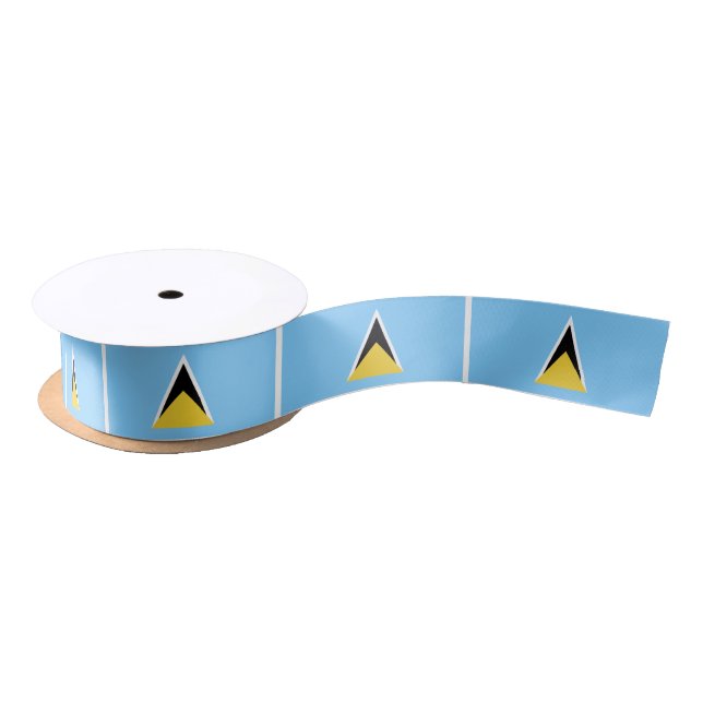 Flag of Saint Lucia Satin Ribbon (Spool)